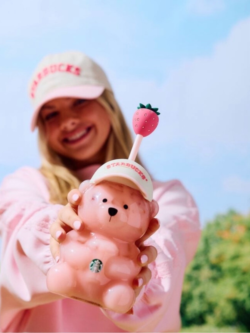 Starbucks Pink Bearista cup NEW